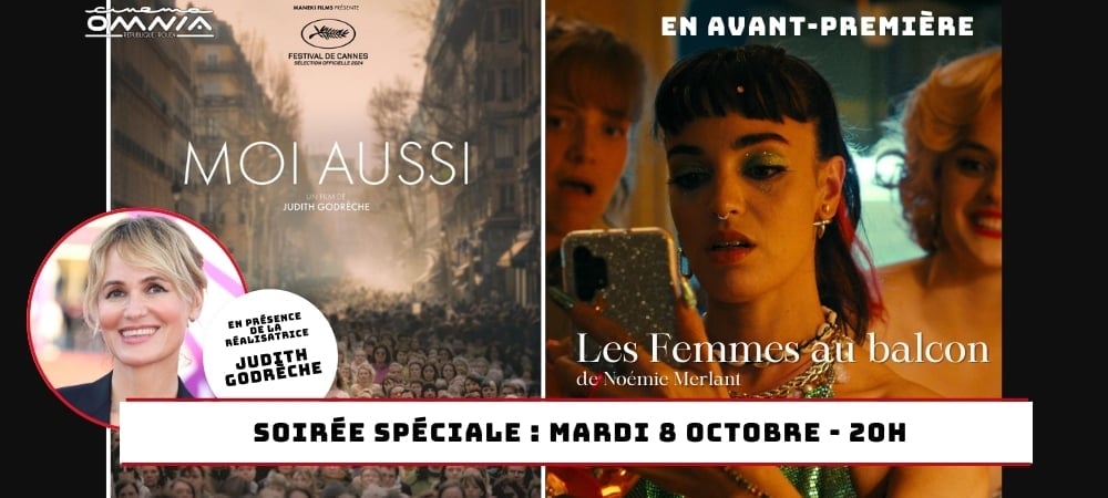 #MeToo au cinéma Court métrage "Moi Aussi" + Avant Première "Les femmes au Balcon"